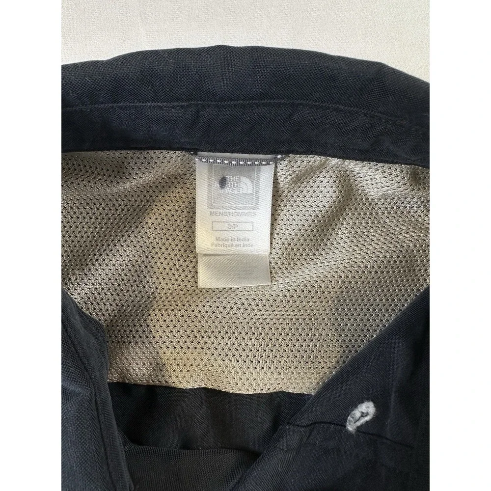 The North Face Tekware Performance Button Shirt Blk UPF 50 Hiking Outdoors‎ Sz S